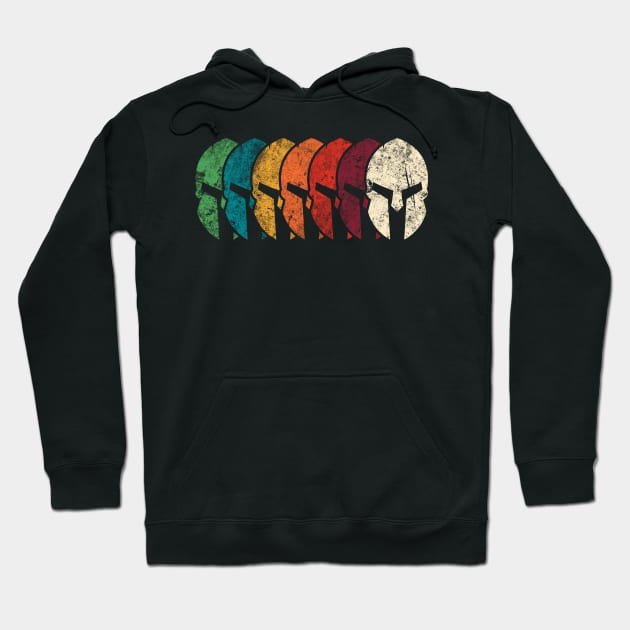 The Legendary Spartan Helmets Hoodie by JDaneStore